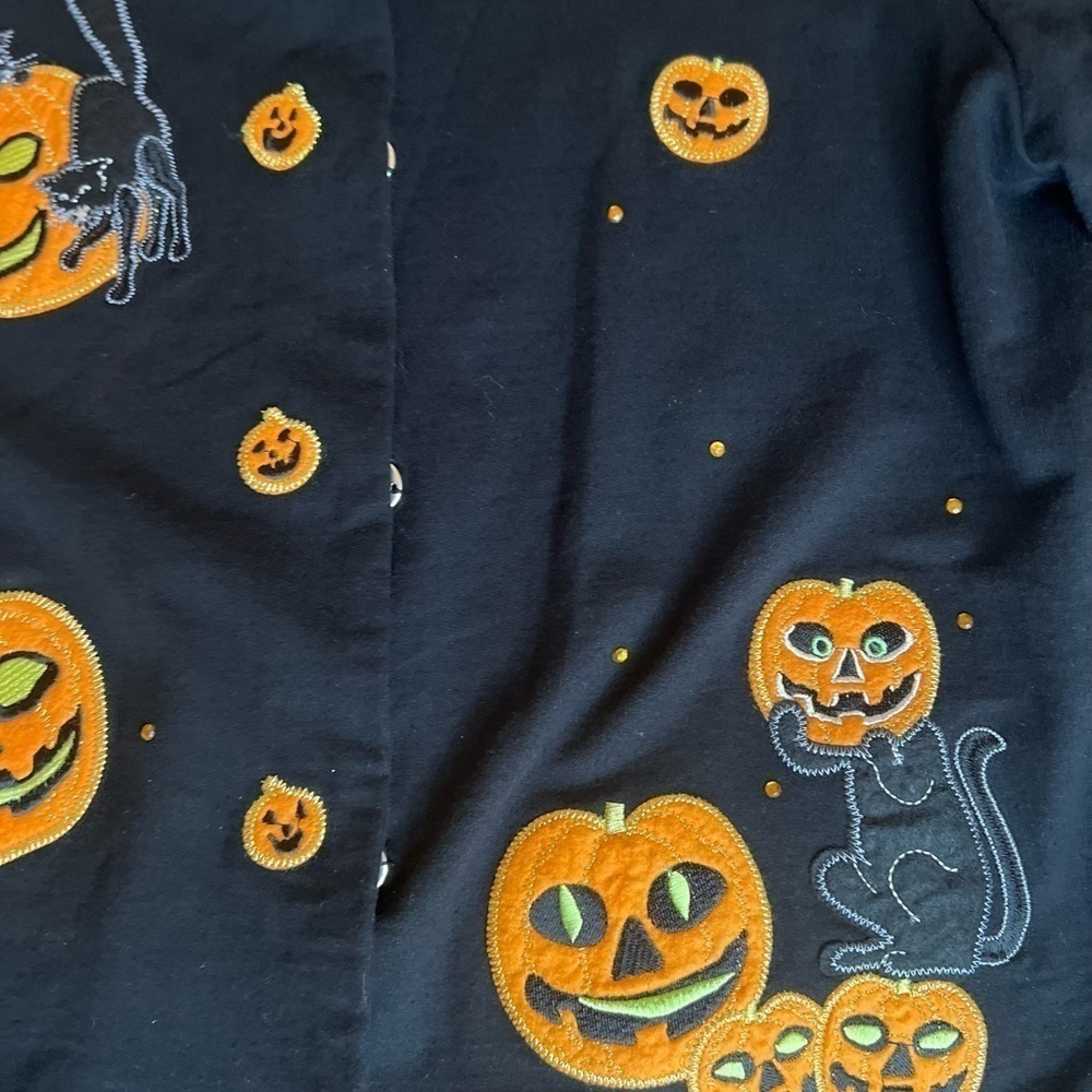 โถ๏ธ Onque โ๏ธ Halloween Black Cat Cardigan / Top ๐. Small - Picture 14 of 17